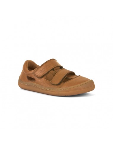 Froddo Barefoot sandales deux scratchs cognac rembourrage situé sous