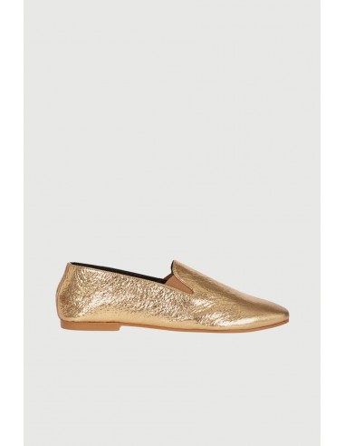 Cleo Loafers in Gold Leather du meilleur 