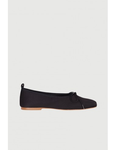 Sienna Ballet Flats in Black Satin l'évolution des habitudes 