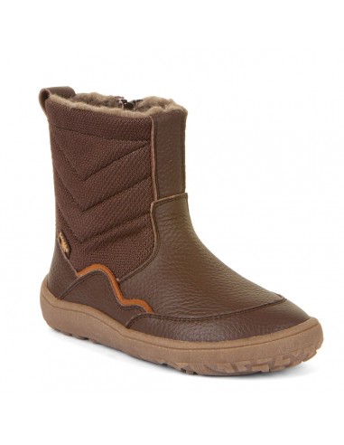 Froddo Barefoot Tex Boots Fourrées Chocolat la colonne vertébrale