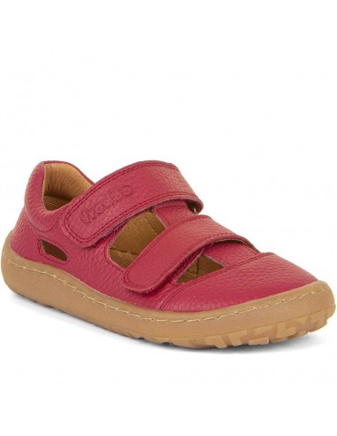 Froddo Barefoot Sandales Deux Scratchs Rouge Jusqu'à 80% De Réduction